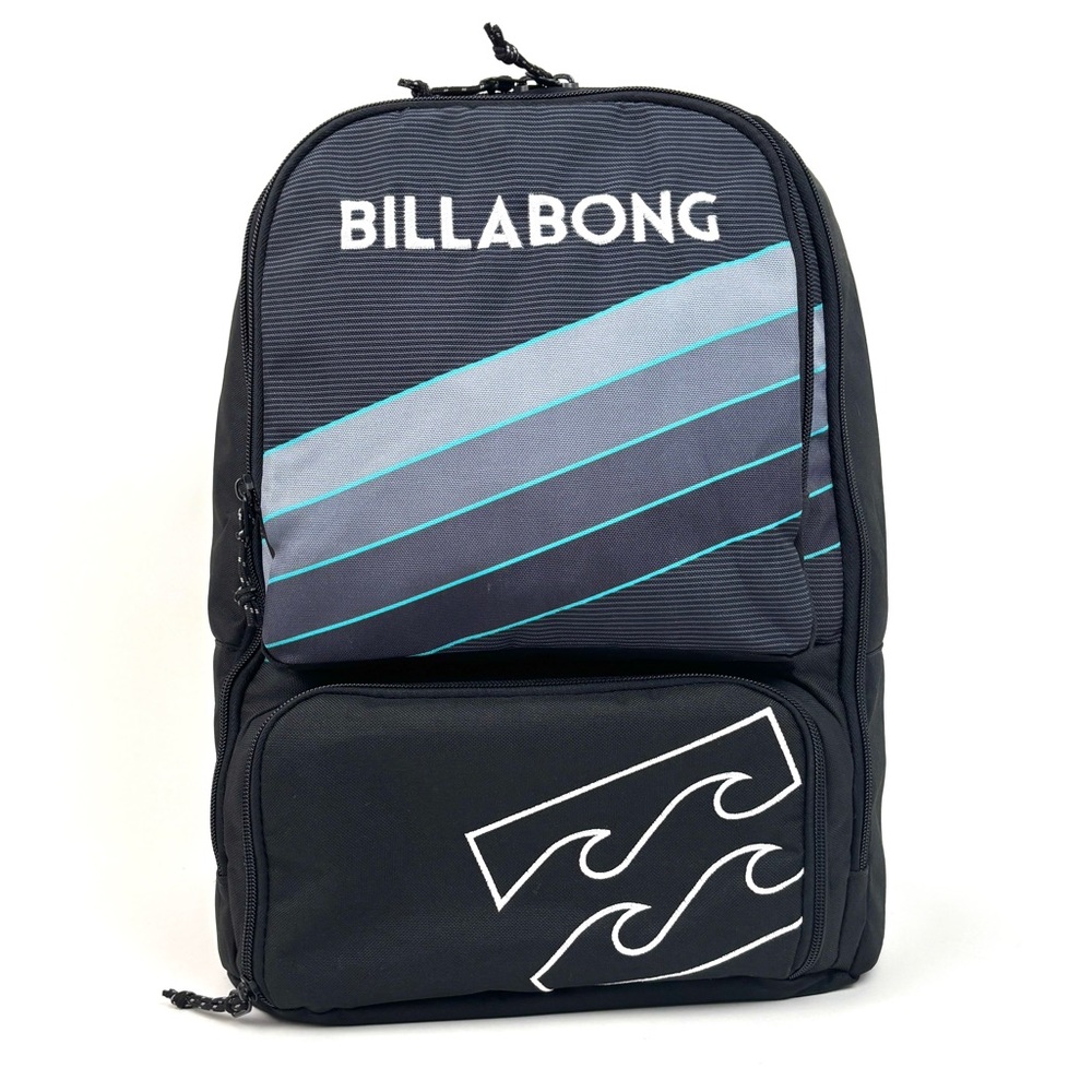 Billabong Juggernaught Black Gray Full Size Backpack